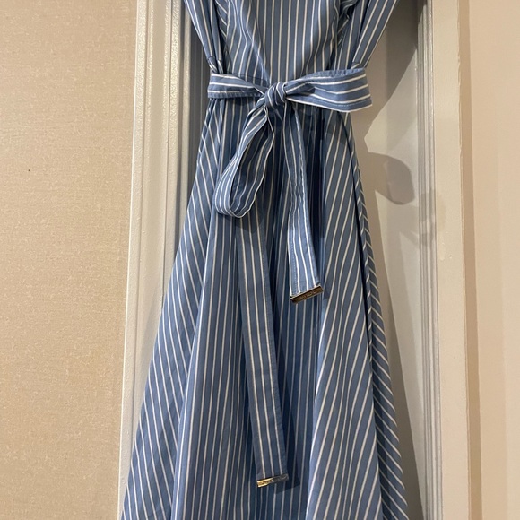 Tommy Hilfiger Blue Pin Striped Dress. - Picture 8 of 16